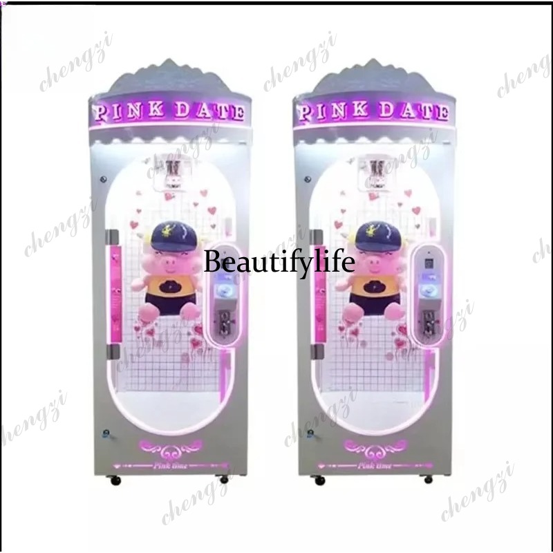 A81 실내 핑크 데이트 인형 알루미늄 레일 가위 경품 - Arcade Vending Machines 리뷰 및 가격