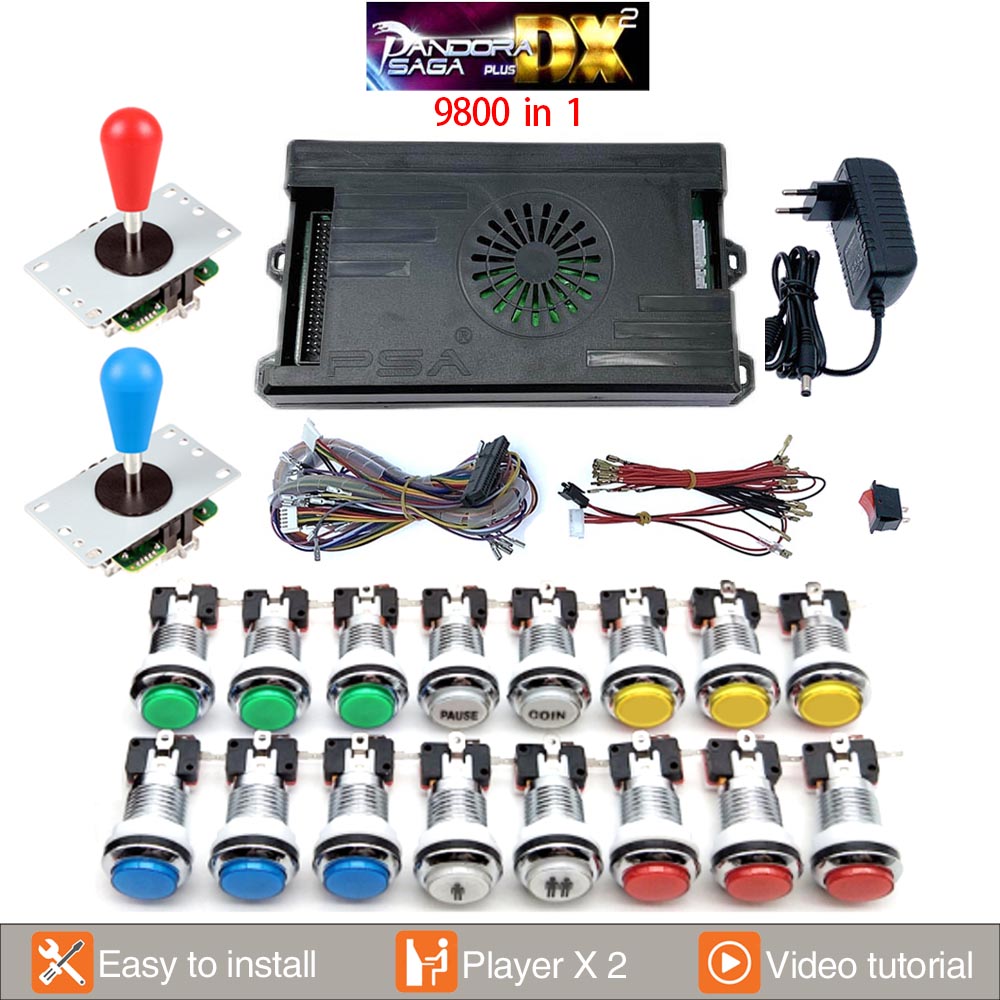 9800 in 1 Pandora Saga DX 2 아케 - Trackball Controller Arcade 리뷰 및 가격