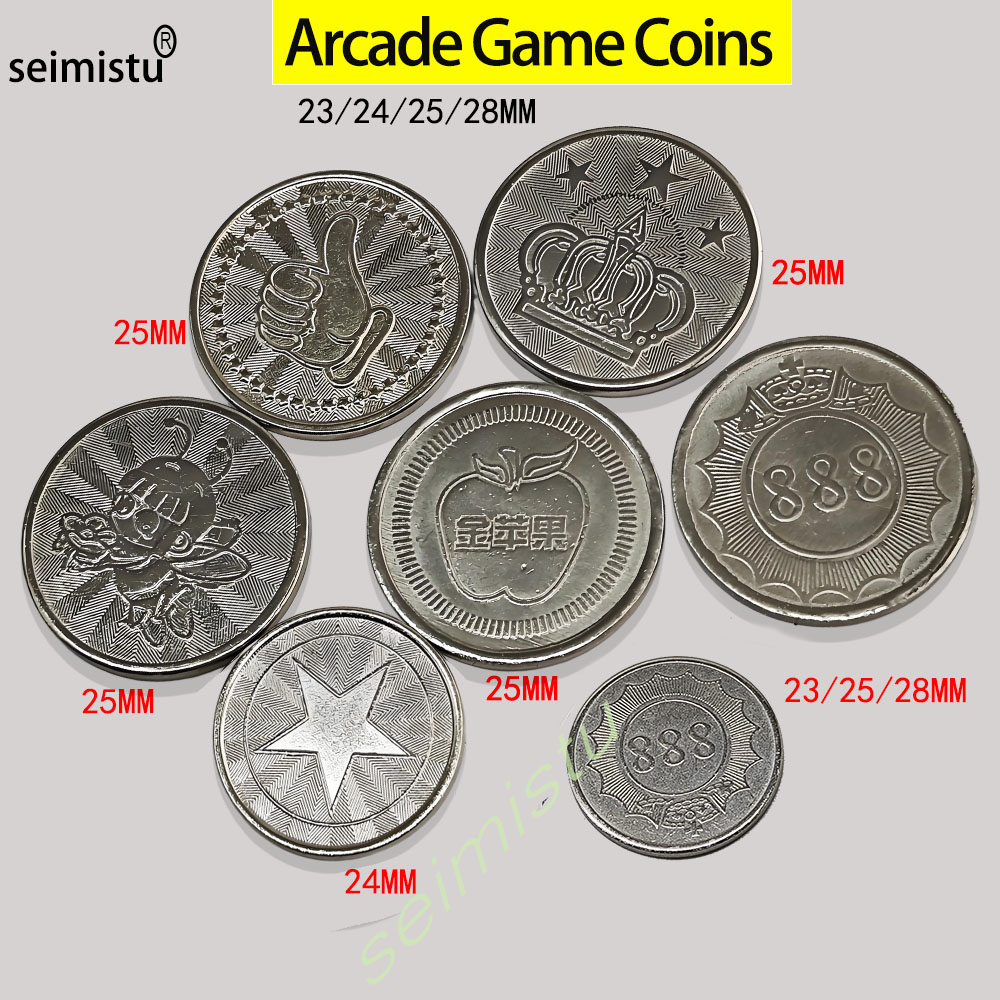 100개 스테인레스 스틸 23/24/25mm 토큰 크라 - Arcade Vending Machines 리뷰 및 가격